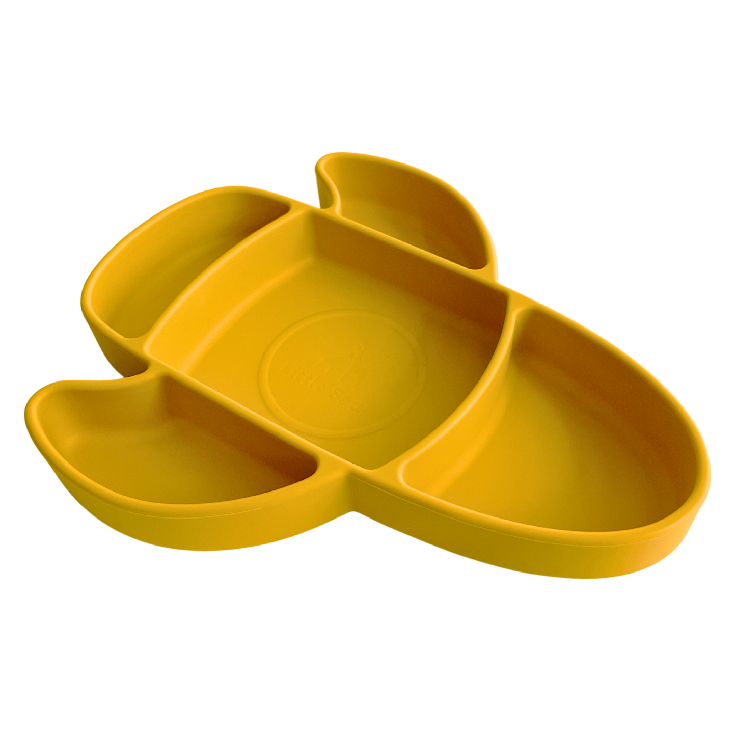 Little Sadi Silicone Airplane Toddler Plate, BPA-Free, Baby Plate, Divided Kids Dish for Easy Mealtime