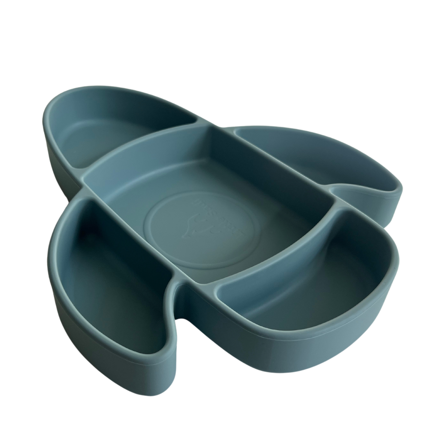 Little Sadi Silicone Airplane Toddler Plate, BPA-Free, Baby Plate, Divided Kids Dish for Easy Mealtime