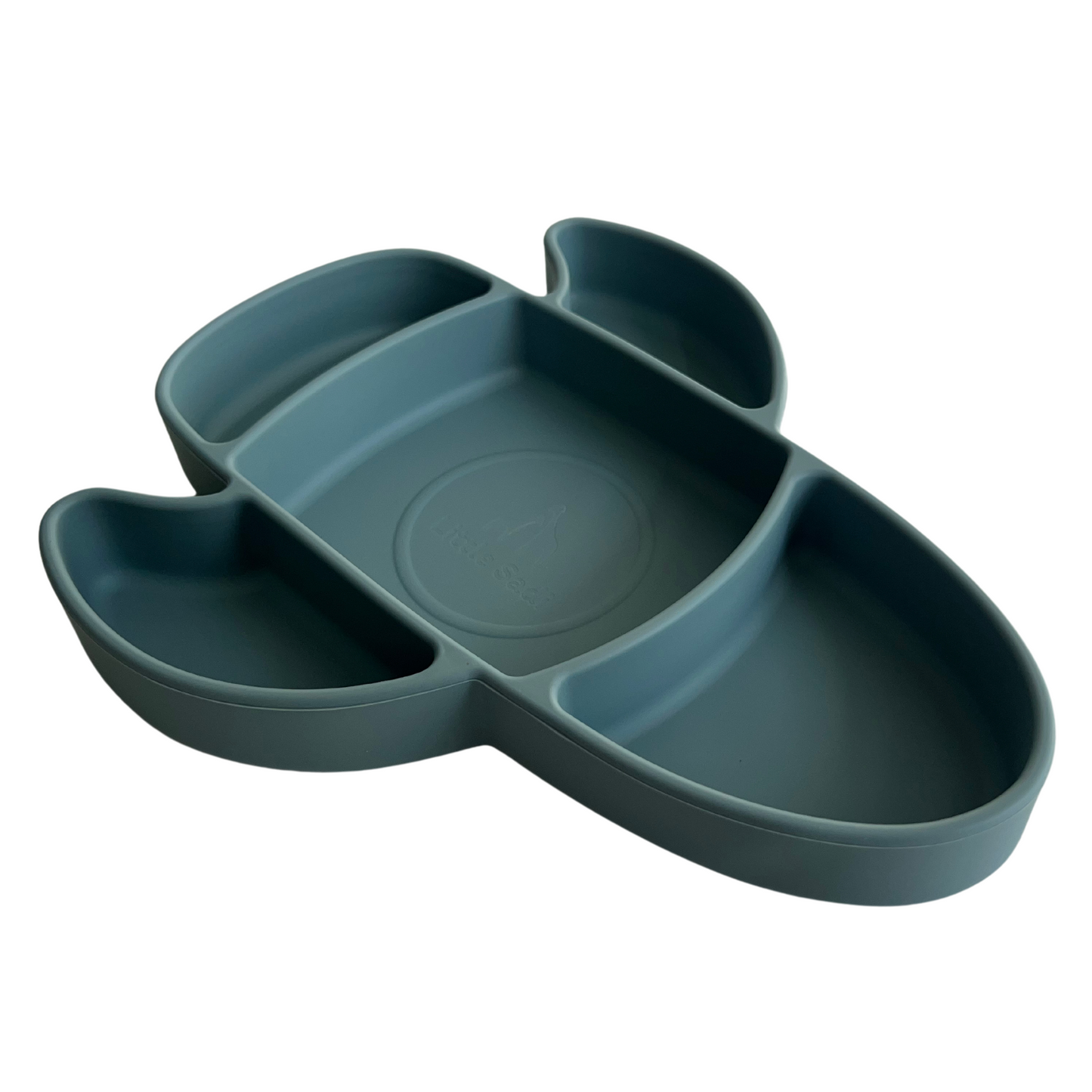 Little Sadi Silicone Airplane Toddler Plate, BPA-Free, Baby Plate, Divided Kids Dish for Easy Mealtime